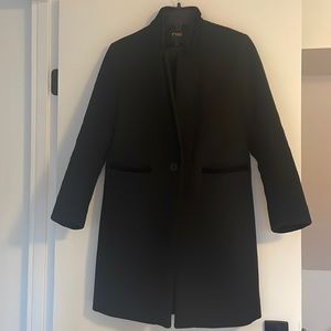 Maje tuxedo style wool coat (size 38)